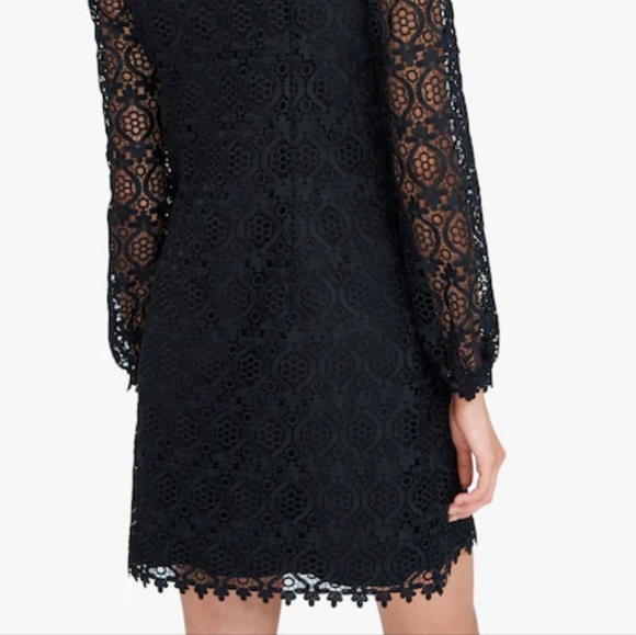 NWT kate spade Black Scallop Lace Mini Dress - Picture 5 of 13